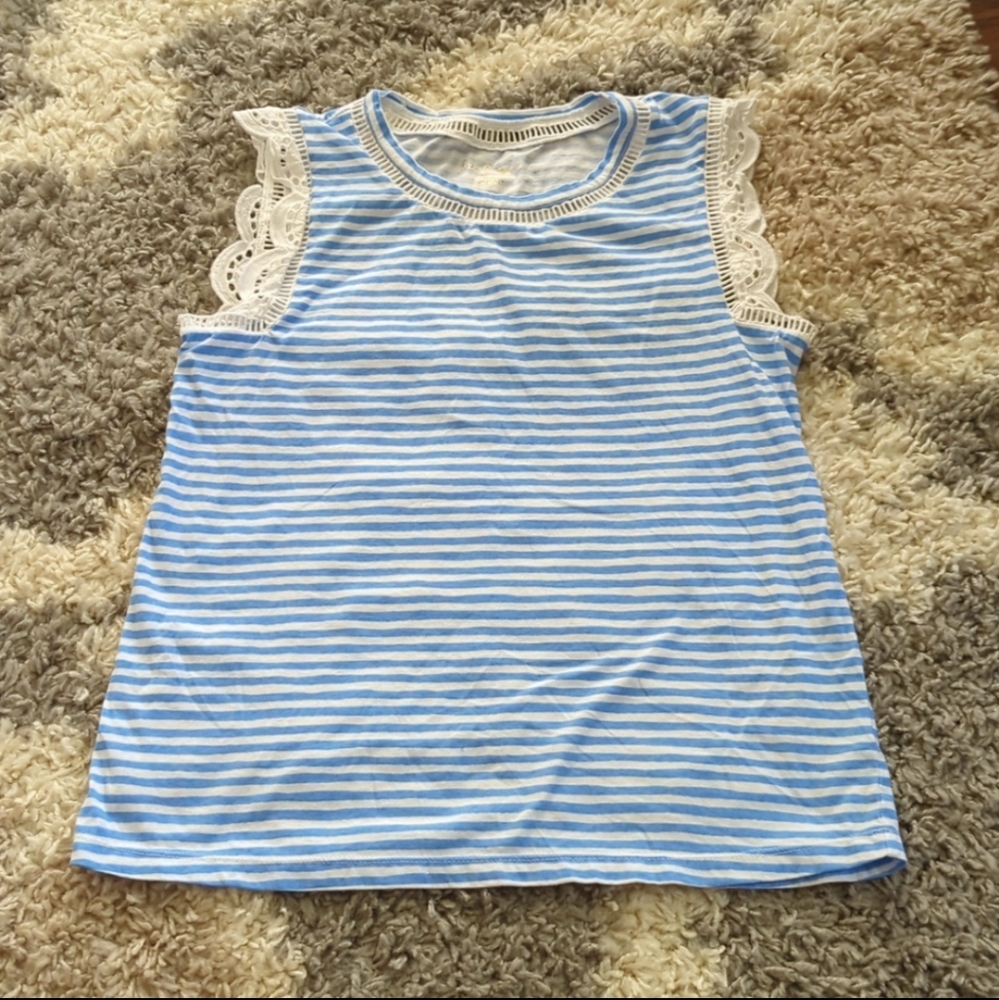 Lily Pulitzer Agee tank Happy Beach Stripe XS